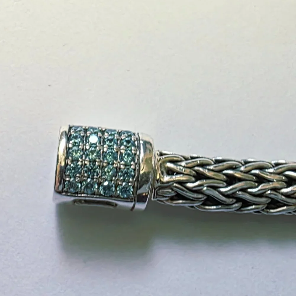 ANNIKA WITT Sterling Silver Semiprecious Stone Chain Bracelet - Picture 8 of 15